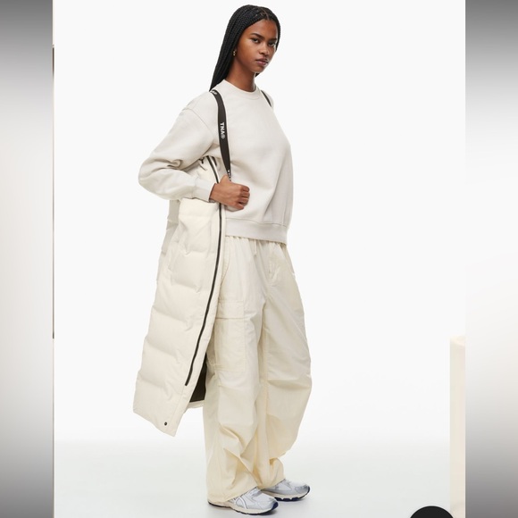 Aritzia TNA The dri parka long medium size in white - Picture 13 of 15